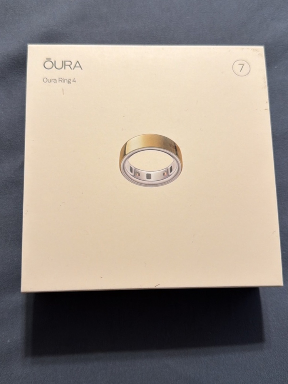 Oura Ring Gen 4 Gold Size 7
